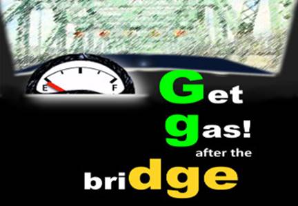 G sounds: get gas after the bridge