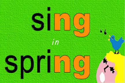 NG sound: sing in spring