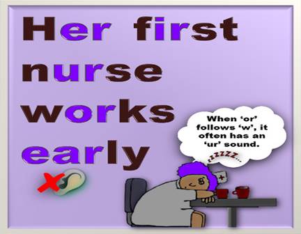 UR sound: her first nurse works early