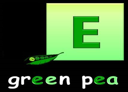 Long E sound: green pea